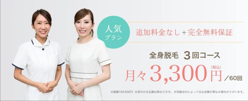 リゼクリニックの料金プランについて